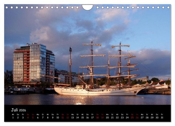 Produktbild: Kiel - Stadt an der F&ouml;rde (Wandkalender 2026 DIN A4 quer), CALVENDO Monatskalender