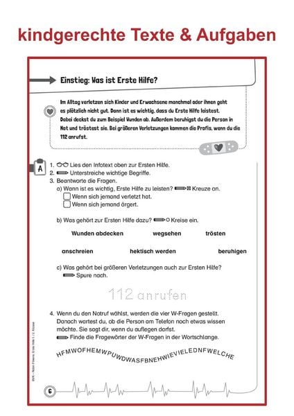 Produktbild: Erste Hilfe f&uuml;r kleine Helden