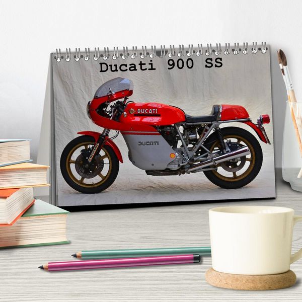 Produktbild: Ducati 900 SS (Tischkalender 2026 DIN A5 quer), CALVENDO Monatskalender