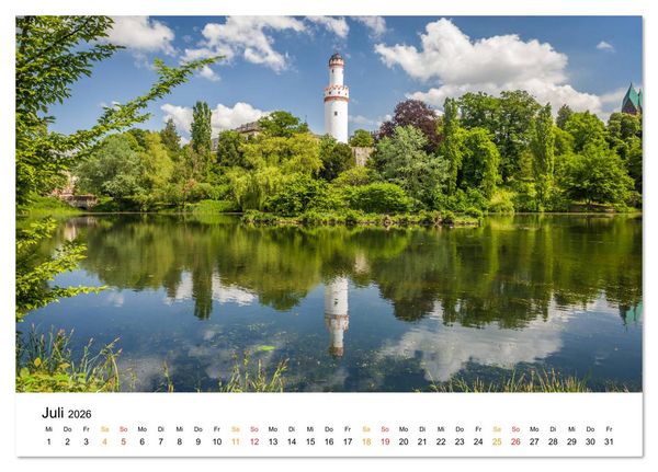 Produktbild: Bad Homburg - Die Perle im Hochtaunus (Tischkalender 2026 DIN A5 quer), CALVENDO Monatskalender
