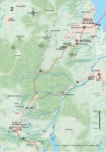 Produktbild: K&ouml;nig-Ludwig-Weg vom Starnberger See nach F&uuml;ssen