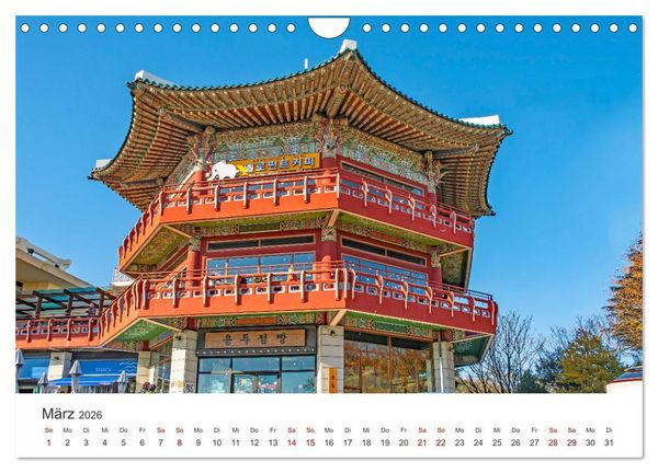 Produktbild: Busan - Hafenstadt in S&uuml;dkorea (Wandkalender 2026 DIN A4 quer), CALVENDO Monatskalender