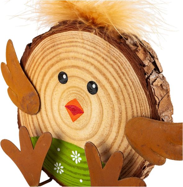 Holzdeko "Küken" 3er-Set
