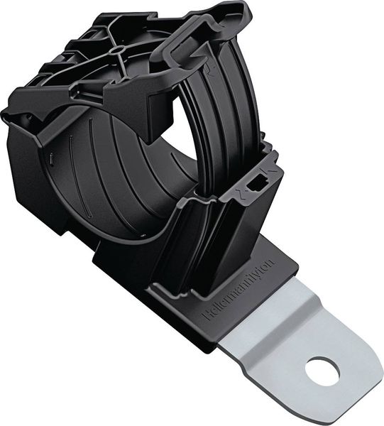 HellermannTyton RCC180LM12-PA66HIRHSUV/ST Befestigungselement schraubbar 151-01482 Bündel-Ø-Bereich 19.40 bis 36 mm schlagzäh, hitzestabilisiert,