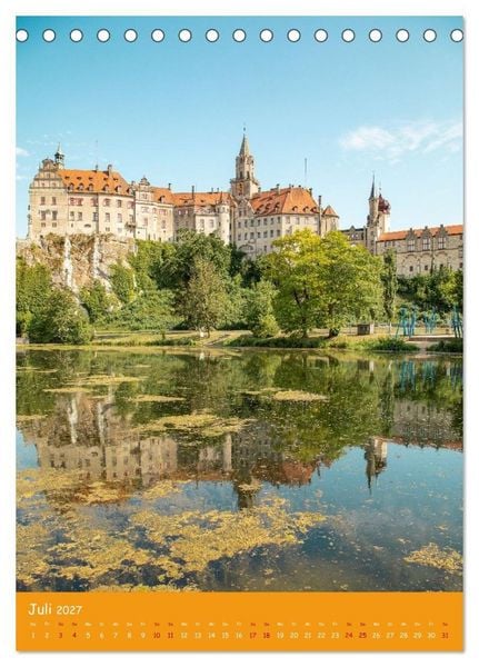 Produktbild: Schloss und mehr in Sigmaringen (Tischkalender 2027 DIN A5 hoch), CALVENDO Monatskalender
