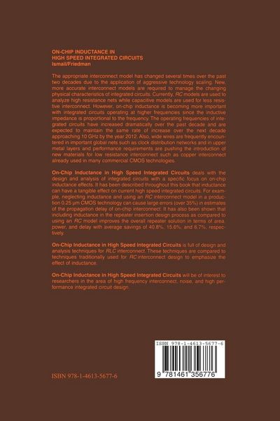 Produktbild: On-Chip Inductance in High Speed Integrated Circuits