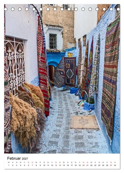 Produktbild: Marokko - Chefchaouen (Tischkalender 2027 DIN A5 hoch), CALVENDO Monatskalender