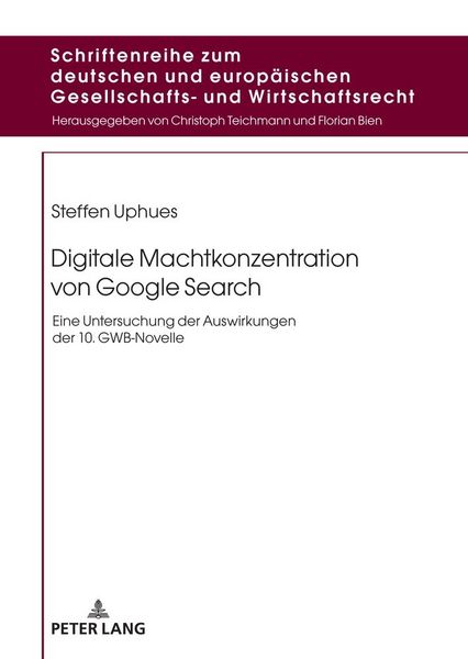 Produktbild: Digitale Machtkonzentration von Google Search