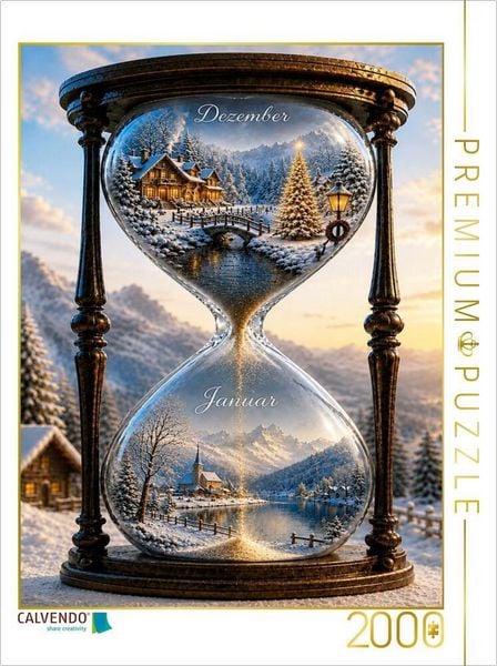 CALVENDO Puzzle Aus der Stille geboren | 2000 Teile Lege-Größe 90 × 67 cm Foto-Puzzle für glückliche Stunden