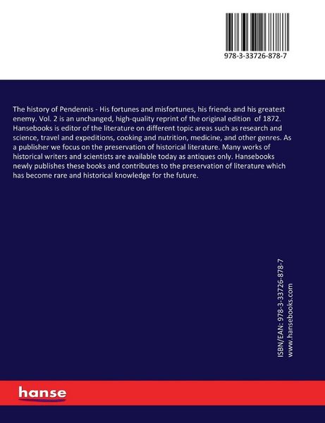 Produktbild: The history of Pendennis