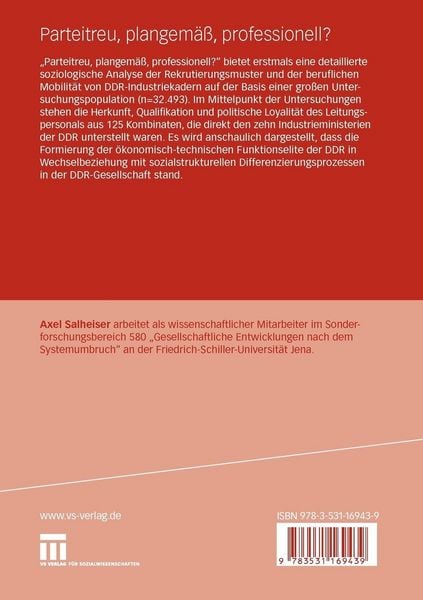 Produktbild: Parteitreu, plangem&auml;&szlig;, professionell?