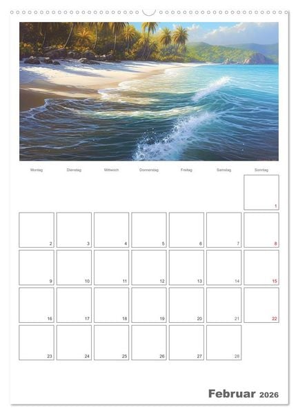 Produktbild: Die Karibik. Der Zauber tropischer Juwele (hochwertiger Premium Wandkalender 2026 DIN A2 hoch), Kunstdruck in Hochglanz