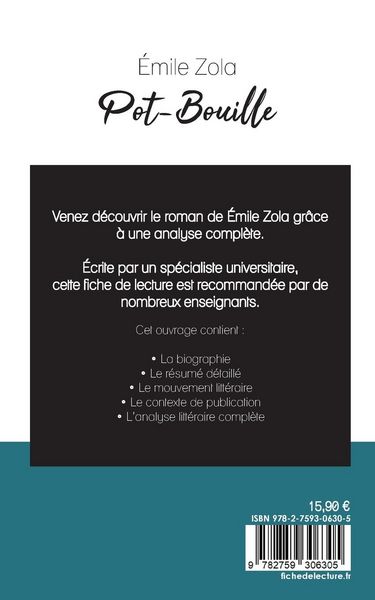 Produktbild: Pot-Bouille de &Eacute;mile Zola (fiche de lecture et analyse compl&egrave;te de l'oeuvre)