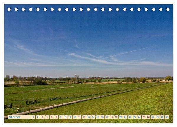 Produktbild: Cuxhaven, Landschaften zwischen K&uuml;ste und Heide (Tischkalender 2026 DIN A5 quer), CALVENDO Monatskalender