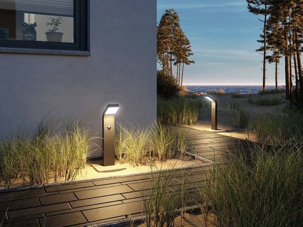 Produktbild: Paulmann 94747 Kulma PIR Poller anthrazit Wegeleuchte LED 7.5W Anthrazit