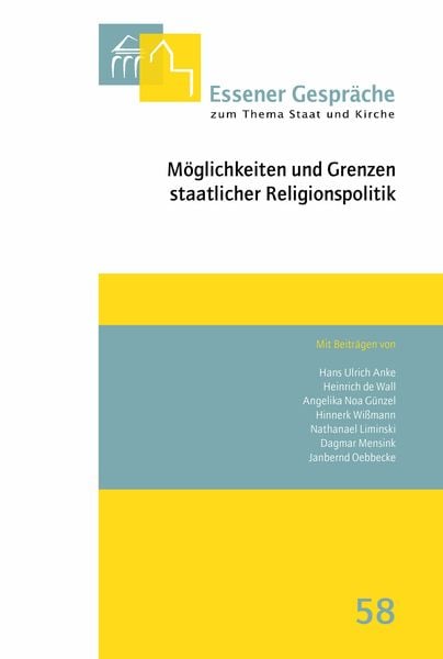 Produktbild: Essener Gespr&auml;che zum Thema Staat und Kirche, Band 58