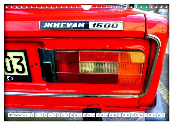 Produktbild: Shiguli - Der Auto-Star der UdSSR (Wandkalender 2026 DIN A4 quer), CALVENDO Monatskalender
