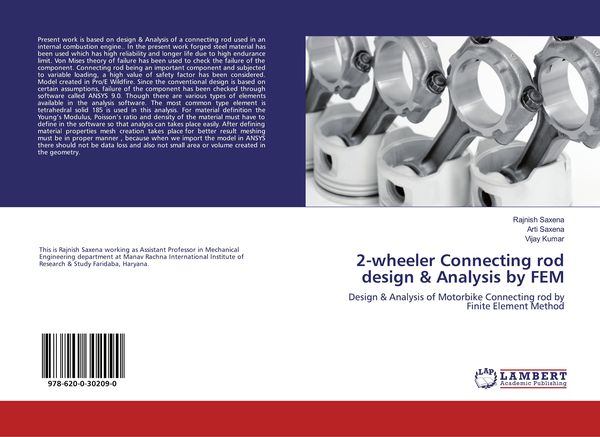 Produktbild: 2-wheeler Connecting rod design & Analysis by FEM