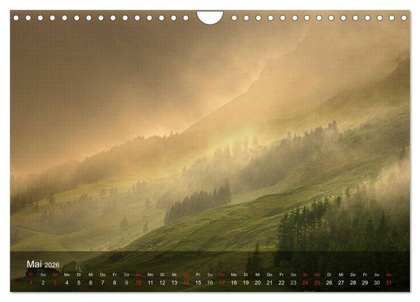 Produktbild: Traumhafte Bergwelten (Wandkalender 2026 DIN A4 quer), CALVENDO Monatskalender