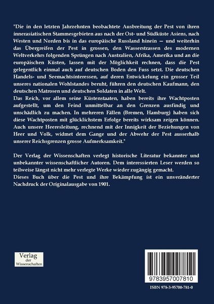 Produktbild: Die Pest und ihre Bek&auml;mpfung