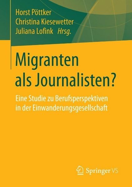 Produktbild: Migranten als Journalisten?