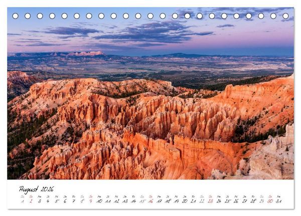Produktbild: National-Parks der USA (Tischkalender 2026 DIN A5 quer), CALVENDO Monatskalender