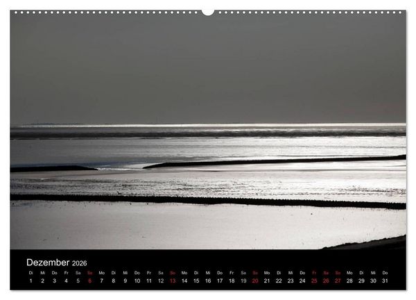 Produktbild: NORDSEE IMPRESSIONEN (Wandkalender 2026 DIN A2 quer), CALVENDO Monatskalender