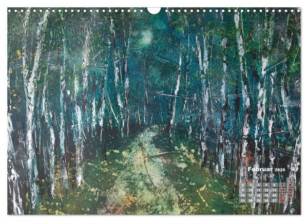 Produktbild: Landschaften in Acryl & Aquarell (Wandkalender 2026 DIN A3 quer), CALVENDO Monatskalender