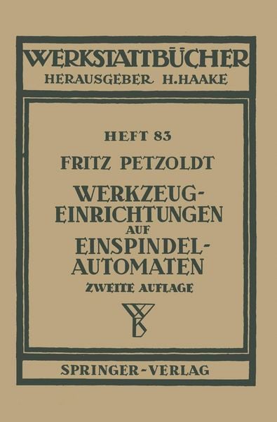 Produktbild: Werkzeugeinrichtungen auf Einspindelautomaten