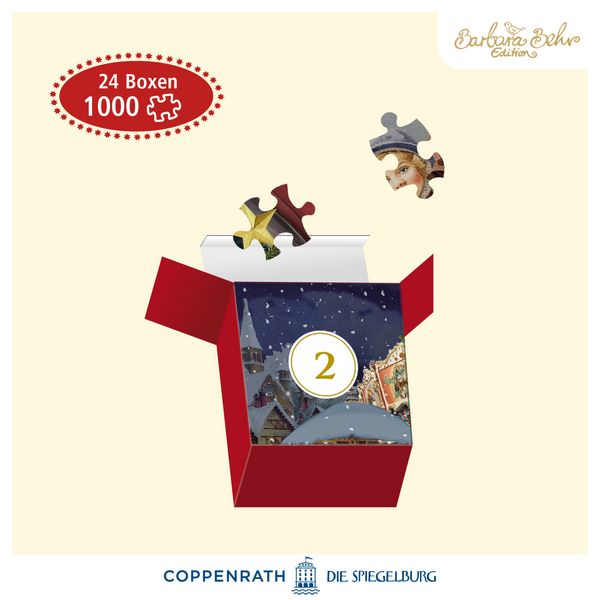 Produktbild: Puzzle-Adventskalender &ndash; Nostalgischer Weihnachtsladen