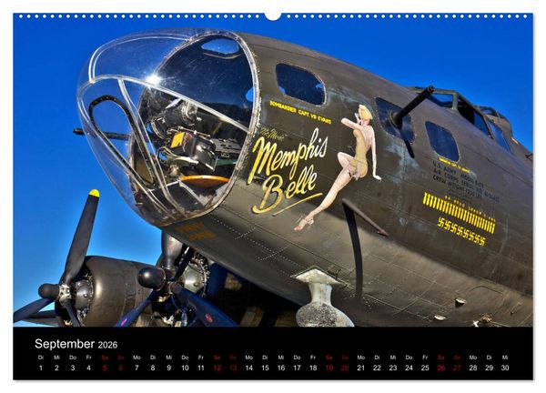 Produktbild: Oldtimer am Himmel (Wandkalender 2026 DIN A2 quer), CALVENDO Monatskalender