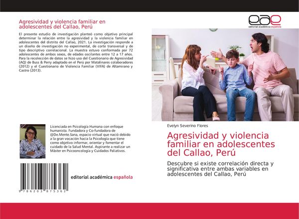 Produktbild: Agresividad y violencia familiar en adolescentes del Callao, Per&uacute;