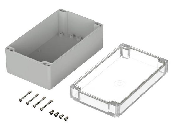 Produktbild: Bopla EUROMAS M 237 G 02237100 Industrie-Geh&auml;use 200 x 120 x 90 Polycarbonat Lichtgrau (RAL 7035) 1 St.