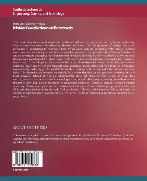 Produktbild: Relativistic Classical Mechanics and Electrodynamics