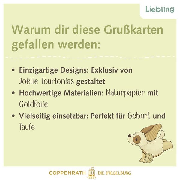 Produktbild: Gru&szlig;karte Mini Willkommen J. Tourlonias sort.