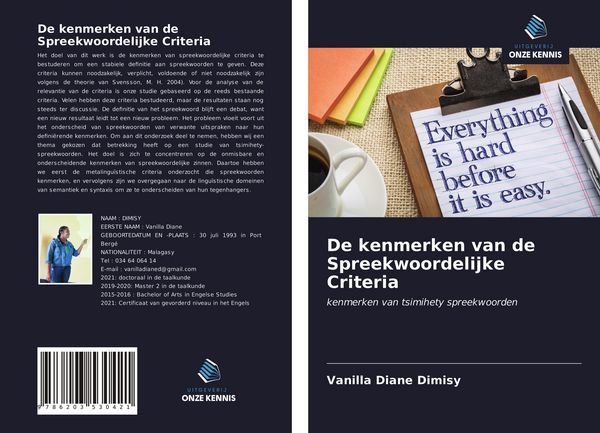 Produktbild: De kenmerken van de Spreekwoordelijke Criteria