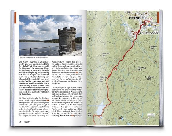 Produktbild: KOMPASS Wanderführer Riesengebirge mit Isergebirge, 55 Touren mit Extra-Tourenkarte