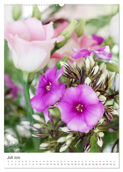 Produktbild: Verliebt in Blumen (hochwertiger Premium Wandkalender 2026 DIN A2 hoch), Kunstdruck in Hochglanz