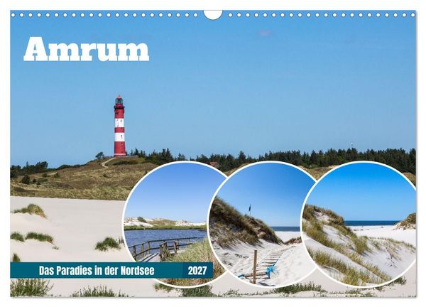 Produktbild: Amrum - Das Paradies in der Nordsee (Wandkalender 2027 DIN A3 quer), CALVENDO Monatskalender