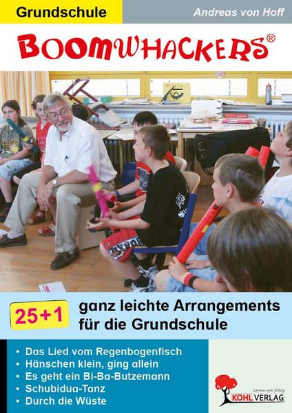 Produktbild: Boomwhackers - 25 + 1 ganz leichte Arrangements f&uuml;r die Grundschule
