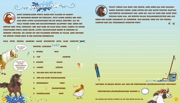 Produktbild: Mein Haferhorde-Ferienbuch