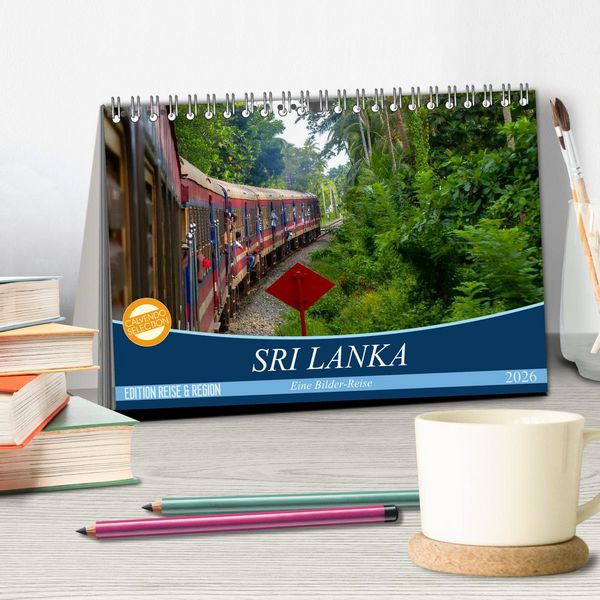 Produktbild: Sri Lanka - Eine Bilder-Reise (Tischkalender 2026 DIN A5 quer), CALVENDO Monatskalender