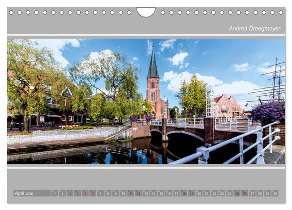 Produktbild: Papenburg-Panorama (Wandkalender 2026 DIN A4 quer), CALVENDO Monatskalender