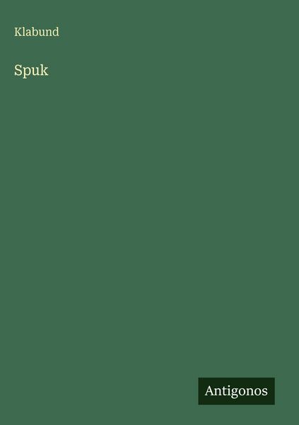 Produktbild: Spuk