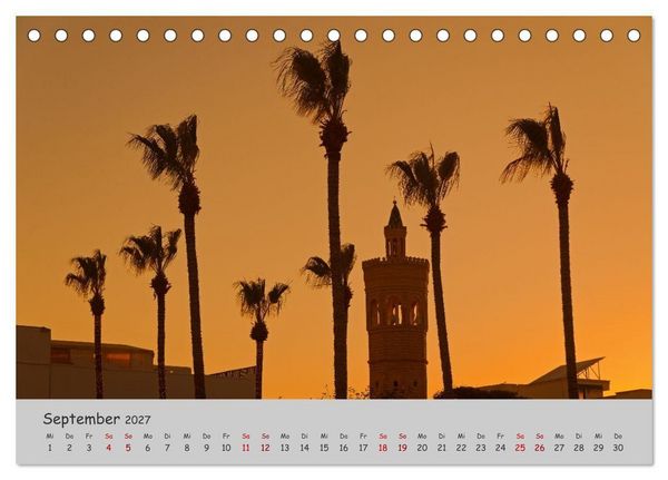 Produktbild: Tunesien Vielfalt am Mittelmeer (Tischkalender 2027 DIN A5 quer), CALVENDO Monatskalender