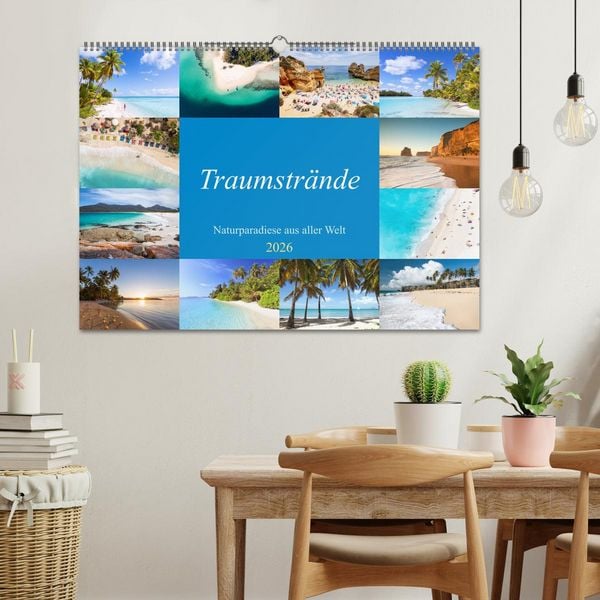 Produktbild: Traumstr&auml;nde - Naturparadiese aus aller Welt (Wandkalender 2026 DIN A2 quer), CALVENDO Monatskalender