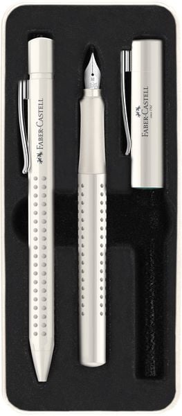 Produktbild: Faber-Castell F&uuml;ller M/Kuli Set Grip 2010 coconut milk