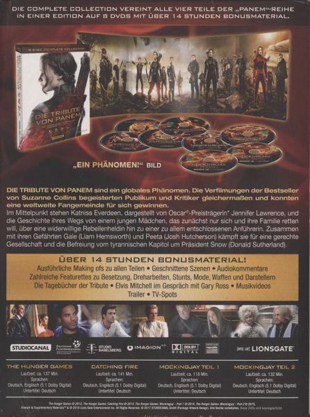 Produktbild: Die Tribute von Panem - Complete Collection