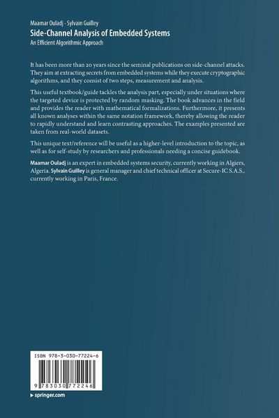 Produktbild: Side-Channel Analysis of Embedded Systems