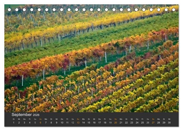 Produktbild: Die S&uuml;dsteirischen Weinstrasse (Tischkalender 2026 DIN A5 quer), CALVENDO Monatskalender
